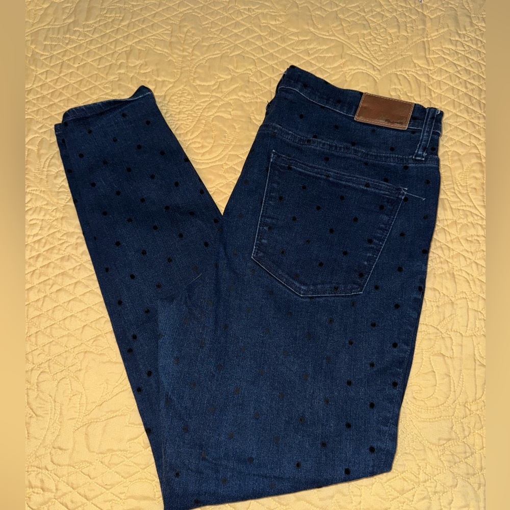 Madewell dotted jeans size 31